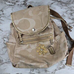 Coach Kyra Daisy Signature Backpack Y2K
